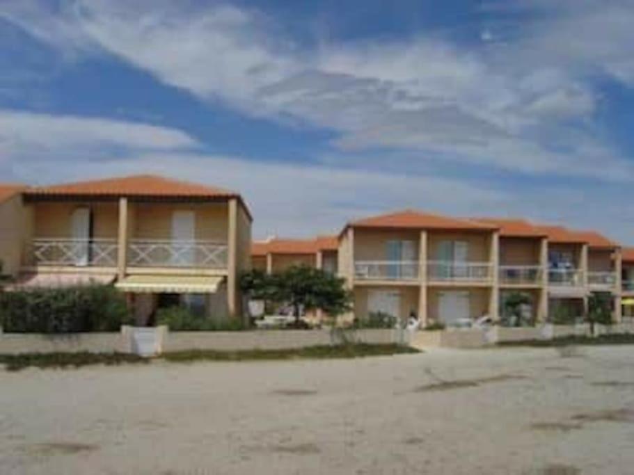 Villa Face A La Mer Sur Le Sable 8 Clim A L'Etage Le Barcarès Εξωτερικό φωτογραφία